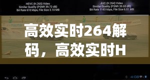 高效实时H.264视频解码技术，解码效率提升与应用挑战探索