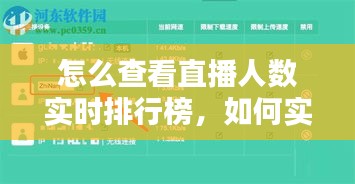 如何实时查看直播人数排行榜，一步步操作指南