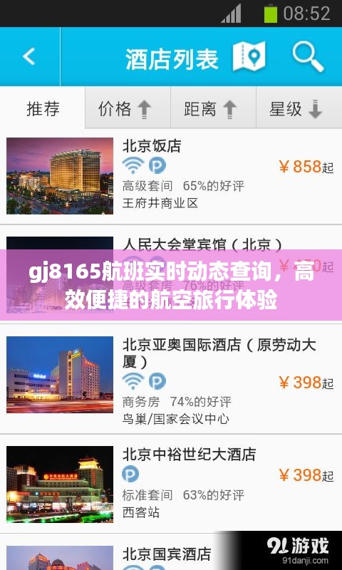 gj8165航班实时动态查询，高效便捷的航空旅行体验之旅