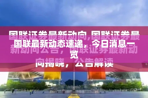 国联最新动态速递，今日消息一览