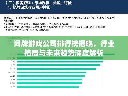 词牌游戏公司排行榜揭晓，行业格局与未来趋势深度解析