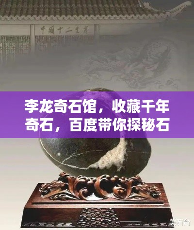 李龙奇石馆，收藏千年奇石，百度带你探秘石界珍宝