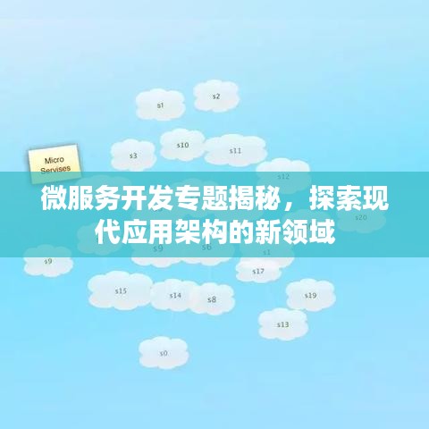 微服务开发专题揭秘，探索现代应用架构的新领域