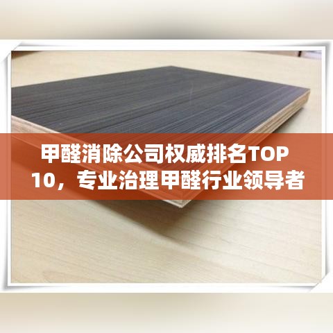 甲醛消除公司权威排名TOP 10，专业治理甲醛行业领导者！