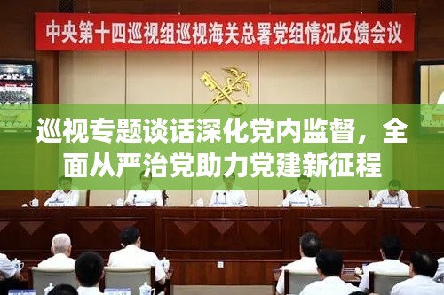 巡视专题谈话深化党内监督，全面从严治党助力党建新征程