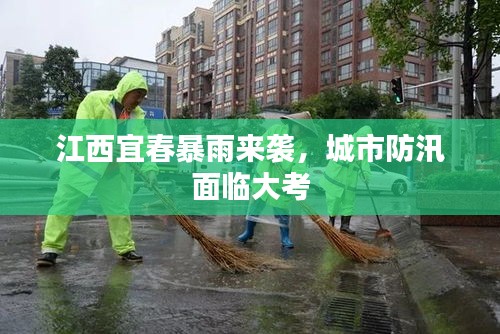 江西宜春暴雨来袭，城市防汛面临大考